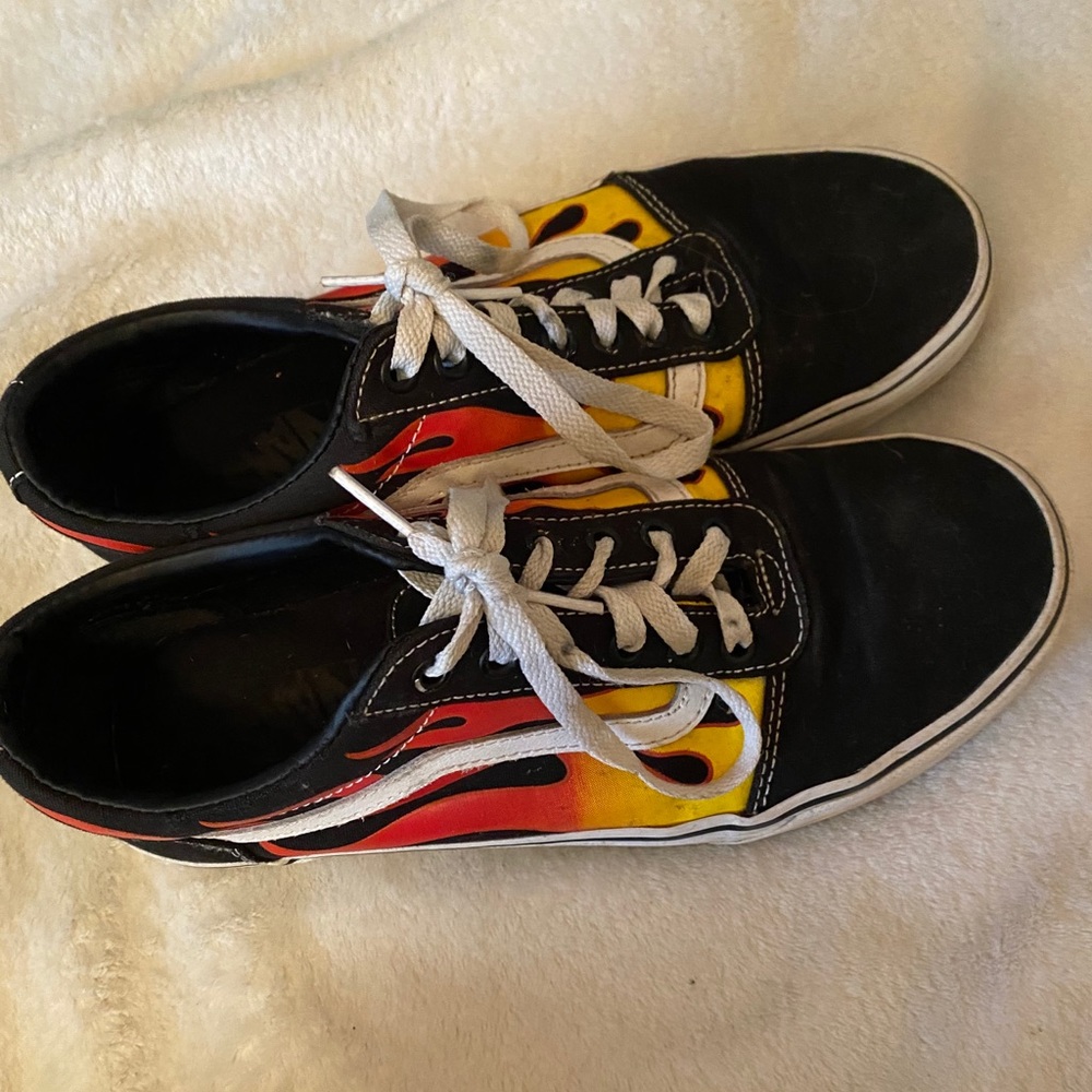 Flame low rise vans